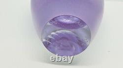 Brian Maytum Studio Lilac Faceted Two-sided Perfume Bottle Signed