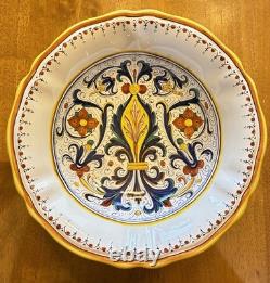 CAMA Deruta Compote Footed Bowl Pedestal Hand Painted Italy For Cottura