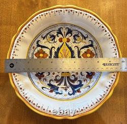 CAMA Deruta Compote Footed Bowl Pedestal Hand Painted Italy For Cottura