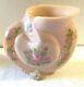 Cambridge Classic Glass Shell Pink Floral Pattern Vase Crown Tuscan