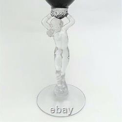 Cambridge Glass #3011'Nude' Claret Wine Glass in Amethyst Purple