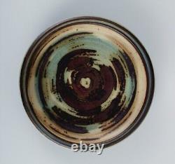 Carl Halier (1873-1948) for Royal Copenhagen, bowl in stoneware with sung glaze