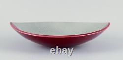 Carl Harry Stålhane for Rörstrand, Sweden. Large California bowl in ceramic