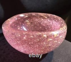 Carlo Scarpa for Venini Pink Glass Bowl Murano Italy 1935- 1966 Free Ship Carlo Scarpa for Venini Pink Glass Bowl Murano Italy 1935- 1966 Free Ship