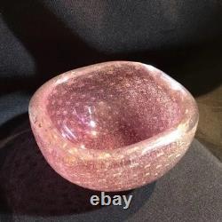 Carlo Scarpa for Venini Pink Glass Bowl Murano Italy 1935- 1966 Free Ship Carlo Scarpa for Venini Pink Glass Bowl Murano Italy 1935- 1966 Free Ship