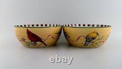 Catherine McClung for Lenox. Winter greetings everyday. Two large bowls