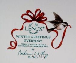 Catherine McClung for Lenox. Winter greetings everyday. Two large bowls