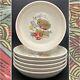 Ceramica Castellania Spaghetti Soup Salad Bowls 6 Piece Set c1970s Italy 8.5dia