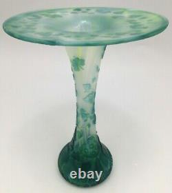 Chris Carpenter Under the Ivy 9 Vase 3 Layers 4 Shades Cameo Glass