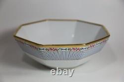 Christian Dior Dior Rose Fine China Octagon Or 8-Sided Serving Bowl