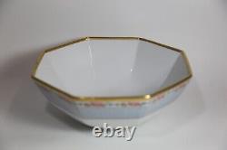 Christian Dior Dior Rose Fine China Octagon Or 8-Sided Serving Bowl