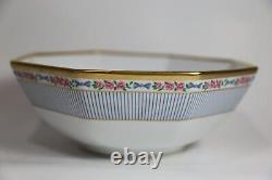 Christian Dior Dior Rose Fine China Octagon Or 8-Sided Serving Bowl