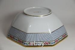 Christian Dior Dior Rose Fine China Octagon Or 8-Sided Serving Bowl