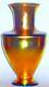 Classical L. C. Tiffany Gold Favrile Art Glass Iridescent Vase withGreat Color