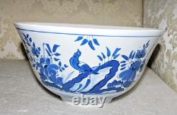 Colonial Williamsburg Large Delft Steep Sided Punch Bowl