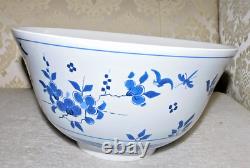 Colonial Williamsburg Large Delft Steep Sided Punch Bowl