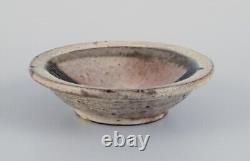 Conny Walther and unknown Danish ceramicist, two unique ceramic bowls