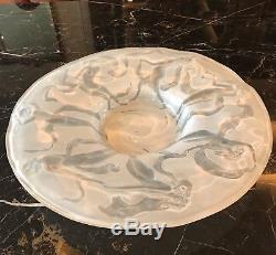 Consolidated Glass Dancing Nudes Platter 17 1/2 Art Deco Extremely Rare