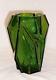 Consolidated Glass Ruba Rombic Vase Jewel Green