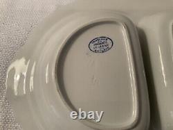 Copeland Spode's Italian blue 11 1/2 covered 2-part serving bowl Rare