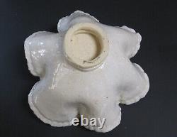 Crab Bowl Sculpture Signed Studio Art Ceramic Large 12.5 Across