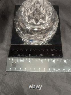 Crystal Trophy Large 14.5 Handled Cup Black Crystal Base Heavy 5 Lb 5 Oz Blank