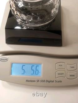 Crystal Trophy Large 14.5 Handled Cup Black Crystal Base Heavy 5 Lb 5 Oz Blank