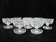 Cut Crystal Glass Footed Dessert Bowl or Cup Set of 8