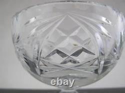 Cut Crystal Glass Footed Dessert Bowl or Cup Set of 8