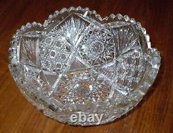 Cut Glass Bowl, Vintage, very nice