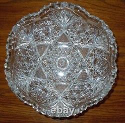 Cut Glass Bowl, Vintage, very nice