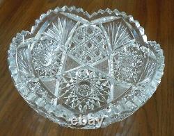 Cut Glass Bowl, Vintage, very nice