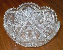 Cut Glass Bowl, Vintage, very nice