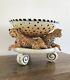 DaNisha Triple Leopard Limited Edition Ceramic 2pc Sculpture And Bowl 16X12 Art
