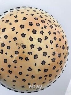 DaNisha Triple Leopard Limited Edition Ceramic 2pc Sculpture And Bowl 16X12 Art