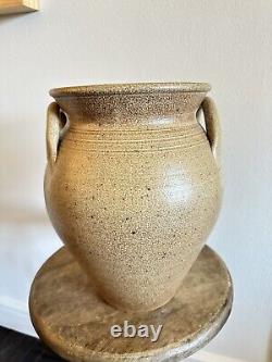 David Stuempfele 12 1G Kraut Jar Handles Seagrove North Carolina Pottery