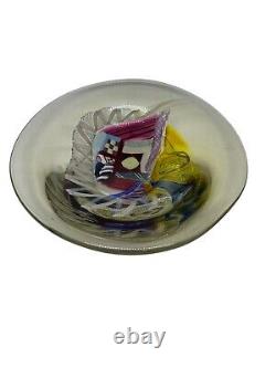 Dino Martens for Avem Murano Glass Bowl Ashtray Tutti Frutti 10 Heavy