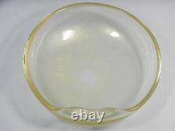 ELSA PERETTI for Tiffany & Co. Thumbprint Bowl Venetian Glass 24k Gold Flecks