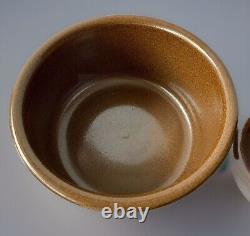ESLAU Denmark, Vintage ceramic kitchen serving bowls, 5 piece SET with master bowl