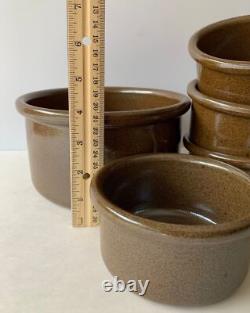 ESLAU Denmark, Vintage ceramic kitchen serving bowls, 5 piece SET with master bowl