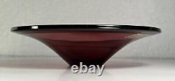 ETHAN ALLEN RARE Pair Pink Purple Handcrafted in Italy Bowls Center Piece WOW