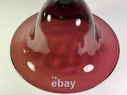 ETHAN ALLEN RARE Pair Pink Purple Handcrafted in Italy Bowls Center Piece WOW