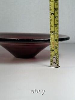 ETHAN ALLEN RARE Pair Pink Purple Handcrafted in Italy Bowls Center Piece WOW