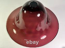 ETHAN ALLEN RARE Pair Pink Purple Handcrafted in Italy Bowls Center Piece WOW
