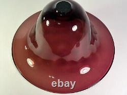 ETHAN ALLEN RARE Pair Pink Purple Handcrafted in Italy Bowls Center Piece WOW