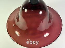 ETHAN ALLEN RARE Pair Pink Purple Handcrafted in Italy Bowls Center Piece WOW