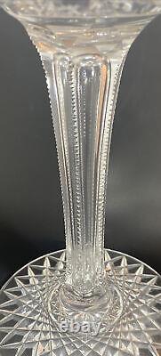 Early 20th Century Compote American Brilliant Cut Glass Wedding Chalice 9.5