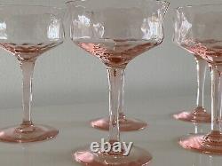 Easter Plates Easter Tableware Pink Depression Glass Dessert Set