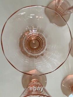 Easter Plates Easter Tableware Pink Depression Glass Dessert Set