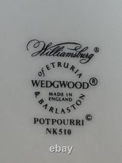 Eight Wedgwood Williamsburg Potpourri 8 Rim Soup Bowls